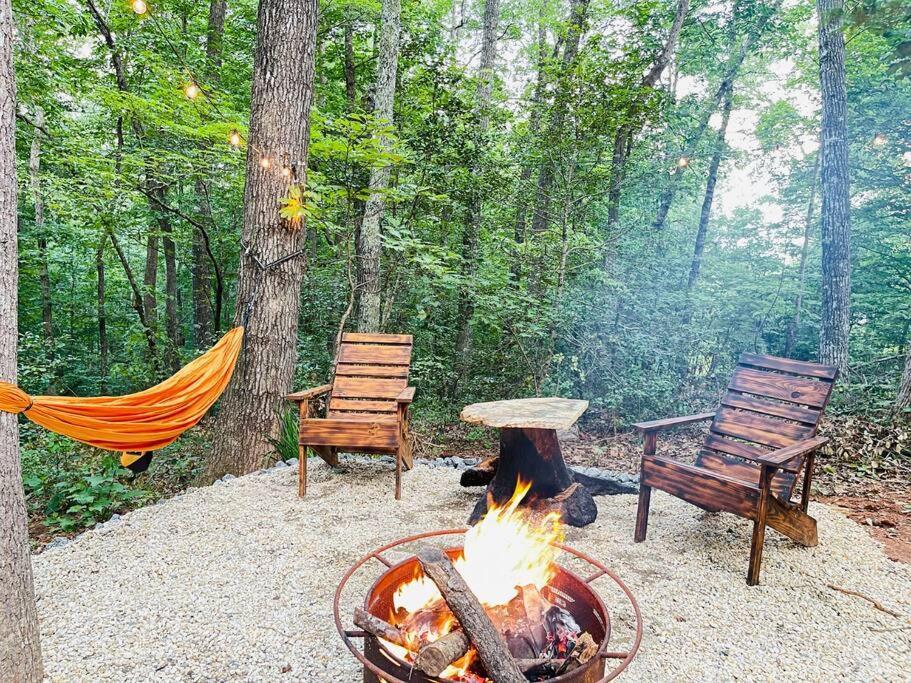 Secluded Rv With Private Hot Tub Lejlighed Rutherfordton Eksteriør billede